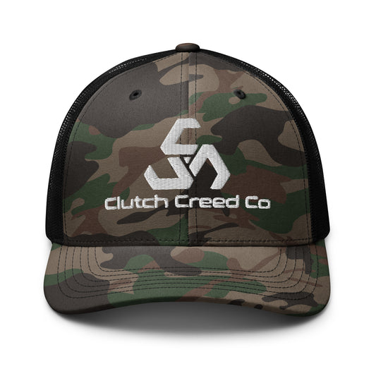 Clutch Creed Camo trucker hat