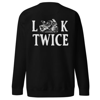 Look Twice Unisex Premium Sweatshirt